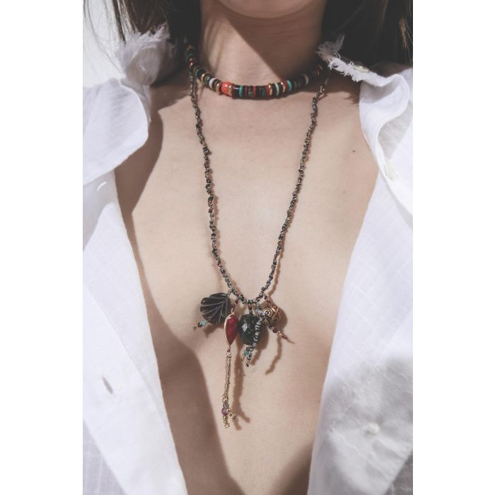 Gachon Pothier Collier Puka Bakelite n°1  