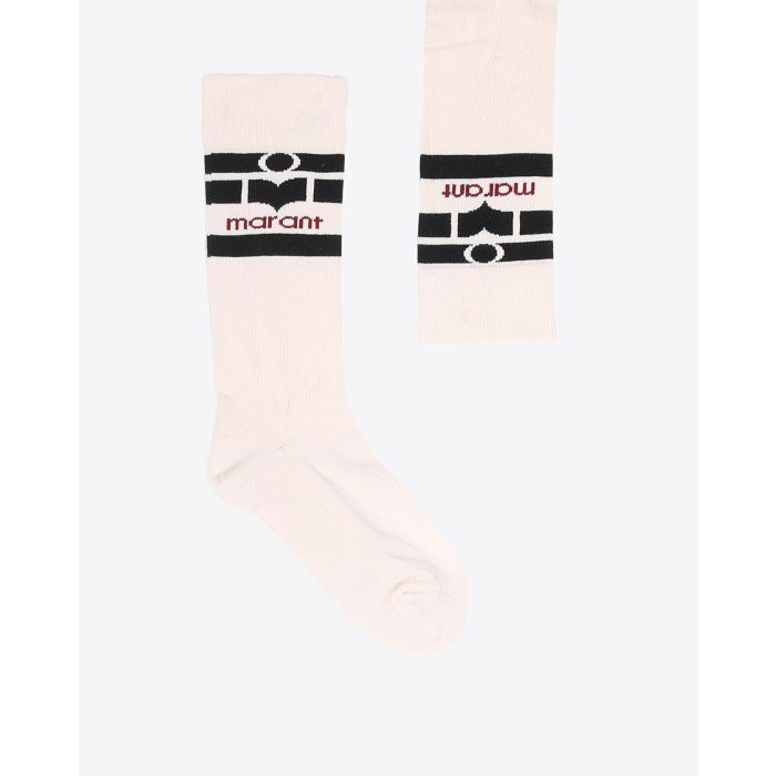 Isabel Marant Accessoires Chaussettes VIBY - Ecru  