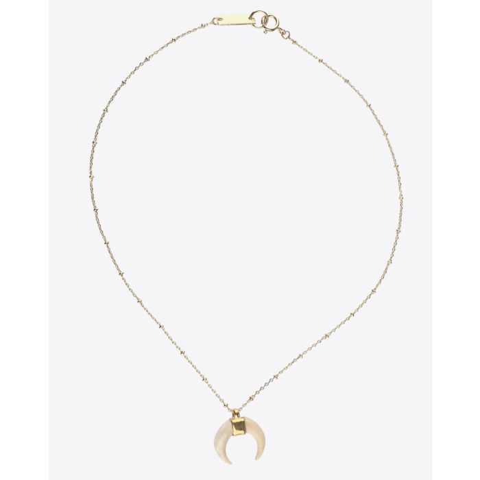 Isabel Marant Bijoux Collier Zanzibar - EcruDoré  