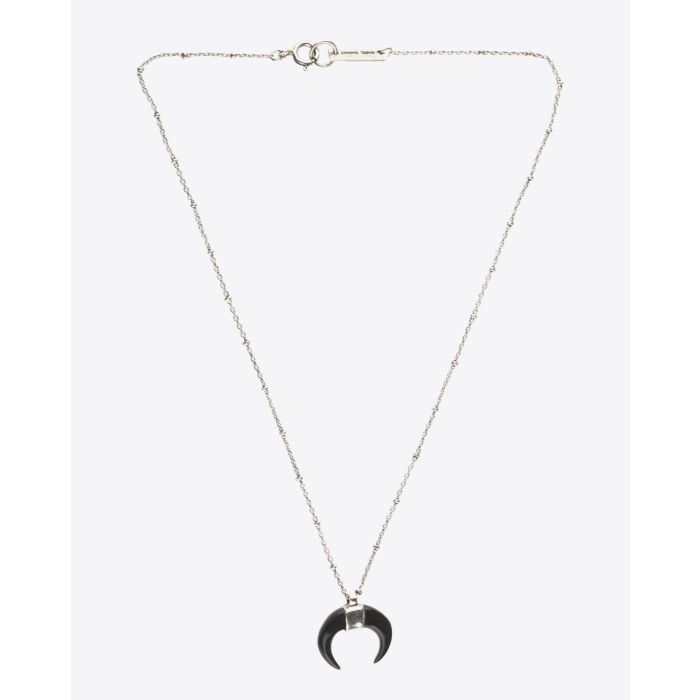 Isabel Marant Bijoux Collier Zanzibar - NoirArgent  