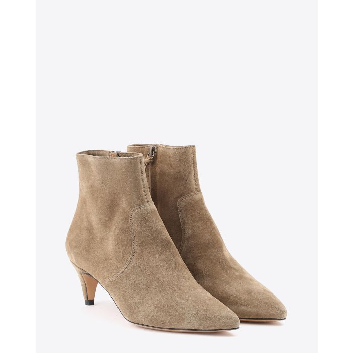 Isabel Marant Chaussures Boots DERST -  Suede Taupe   