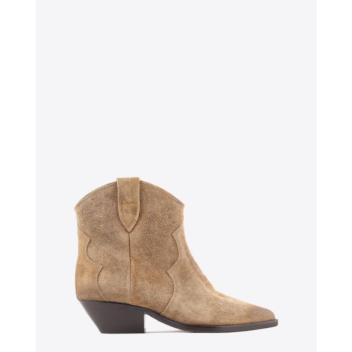 Isabel Marant Chaussures Boots DEWINA - Suede Beige  