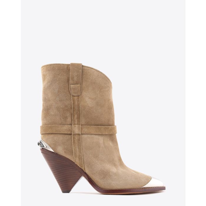 Isabel Marant Chaussures Boots LAMSY - Suede Beige  