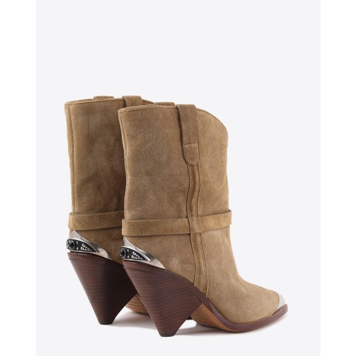 Isabel Marant Chaussures Boots LAMSY - Suede Beige  