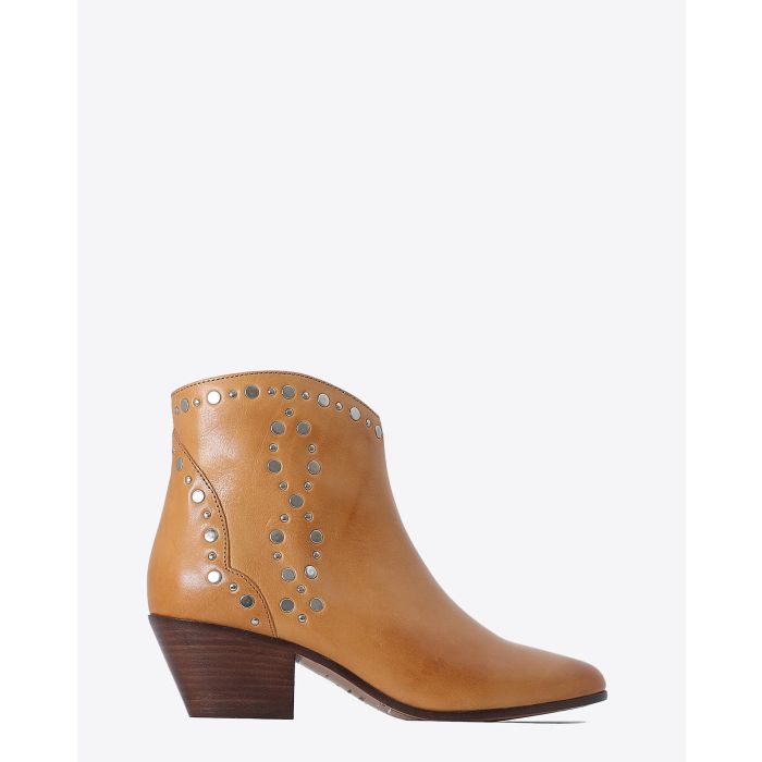Isabel Marant Chaussures Défilé Boots Dacken - Studded Natural  
