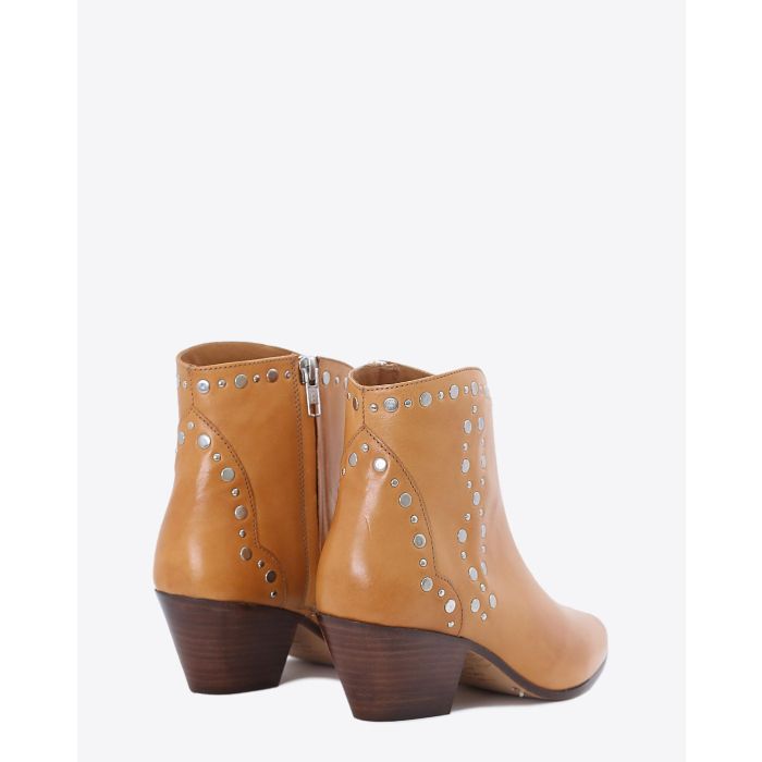 Isabel Marant Chaussures Défilé Boots Dacken - Studded Natural  