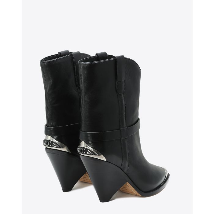 Isabel Marant Chaussures Défilé Boots Lamsy - Black  