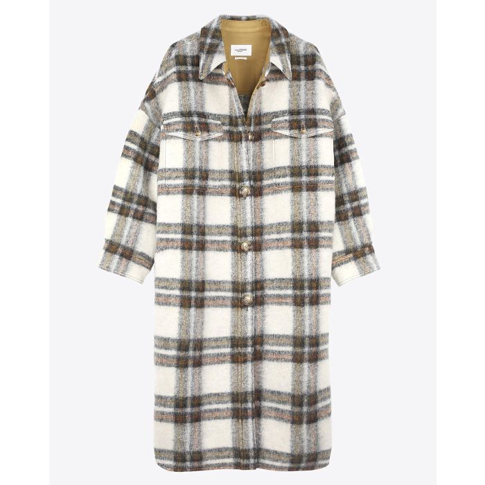 Isabel Marant Etoile Manteau GABRION - KhakiEcru  