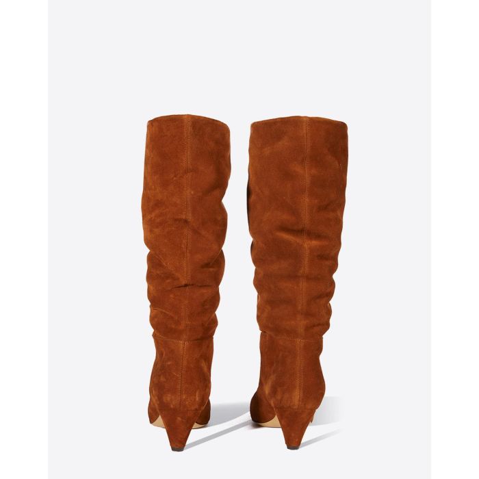 Jérôme Dreyfuss Chaussures Collection Bottes Sandie 50 - Lambskin Peau Lainée Caramel