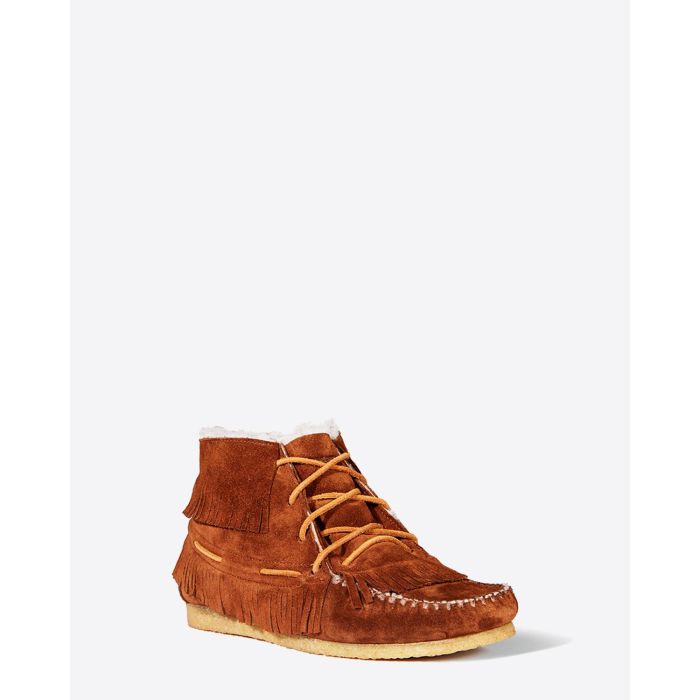 Jérôme Dreyfuss Chaussures Collection Mocassins Dakota - Lambskin Peau Lainée Caramel  