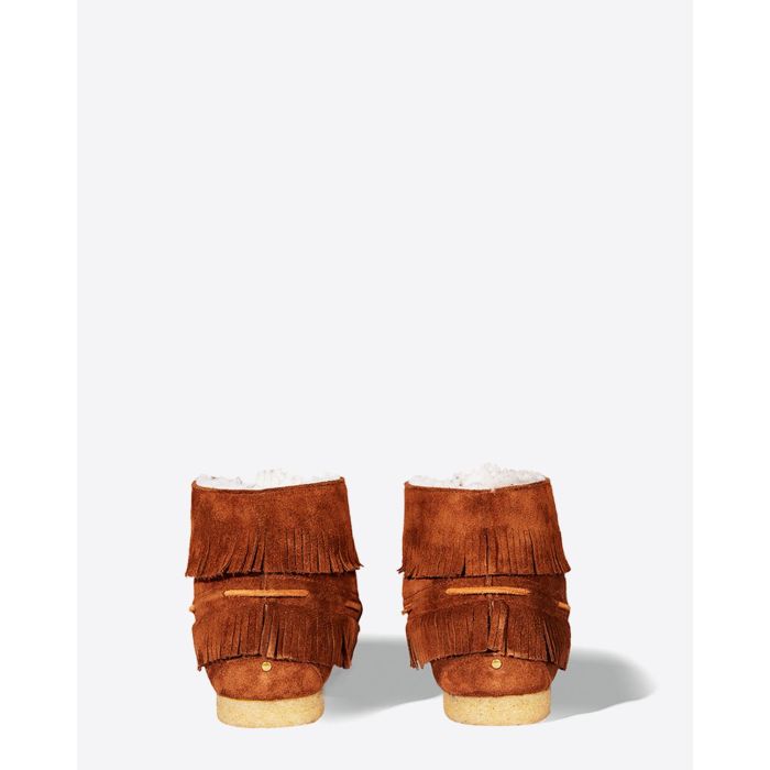 Jérôme Dreyfuss Chaussures Collection Mocassins Dakota - Lambskin Peau Lainée Caramel  