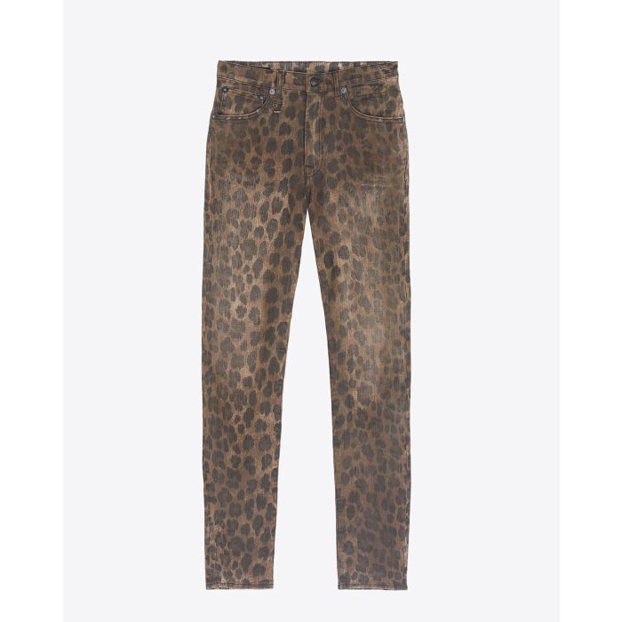R13 Denim Pré-Collection High Rise Skinny - Leopard  