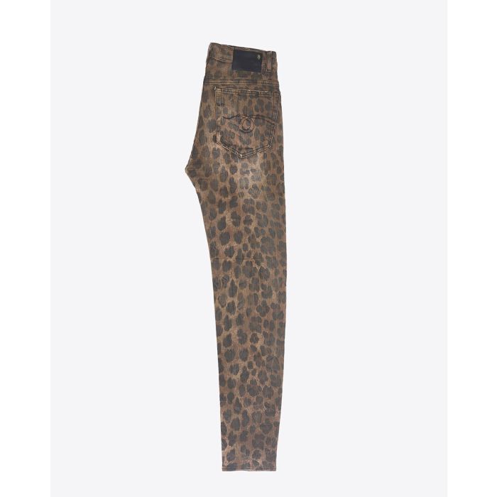R13 Denim Pré-Collection High Rise Skinny - Leopard