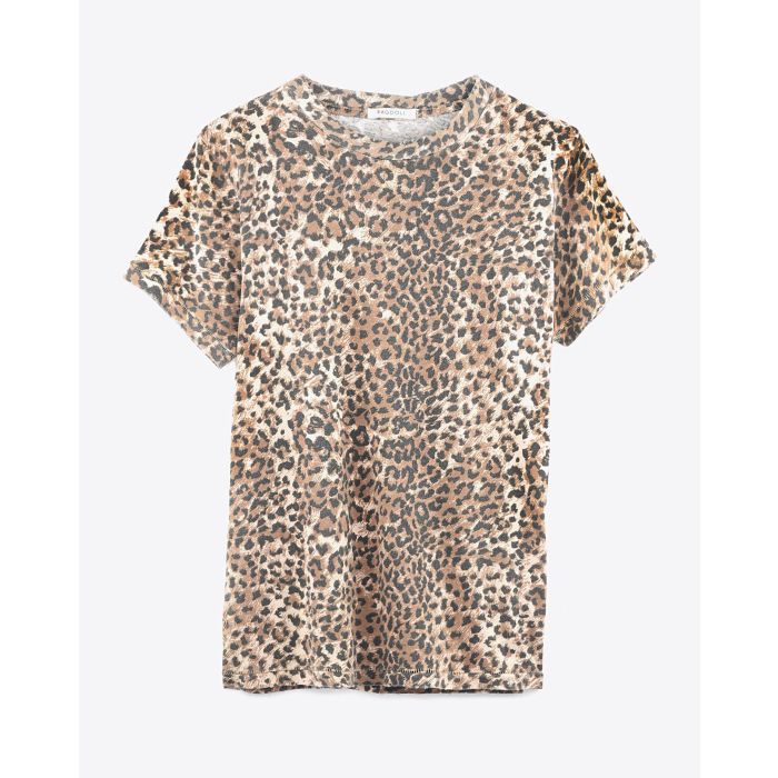 Ragdoll LA Easy Vintage Tee - Brown Leopard  