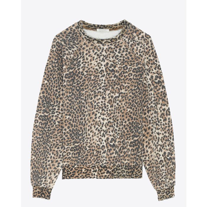 Ragdoll LA Oversized Sweatshirt - Brown Leopard  