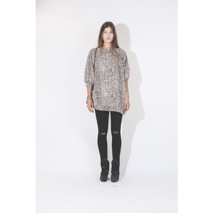Ragdoll LA Super Oversized Sweatshirt - Pink Leopard   
