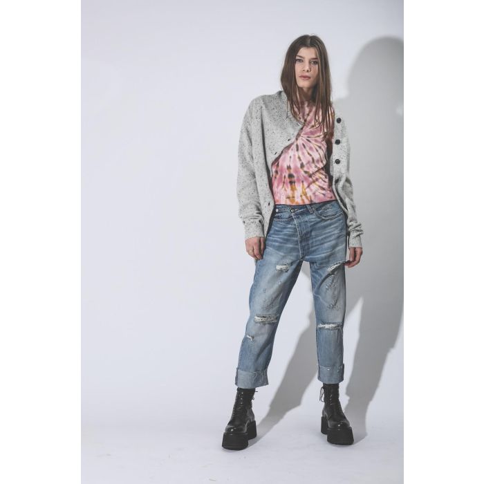 Raquel Allegra Pré-Collection Boy Tee - Pink Eclipse  