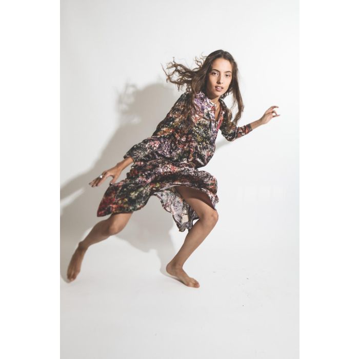 Raquel Allegra Twila Dress - Plum  