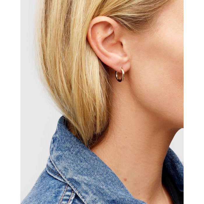 Tom Wood Classic Hoop Small - Gold  