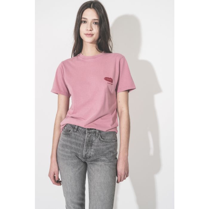 Jean Bruno Anine Bing Ash Grey en denim gris délavé, porté de face.