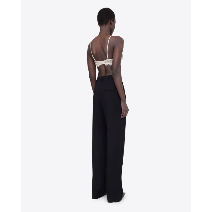 Soutien-gorge Lace en dentelle Anine Bing. Vue trois quart dos. 