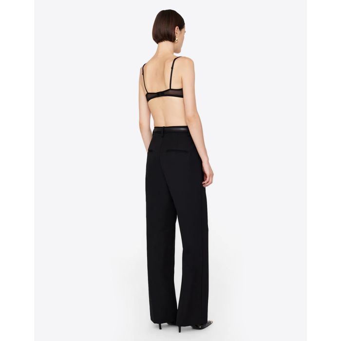 Soutien-Gorge Vena Anine Bing noir. Porté vue dos. 