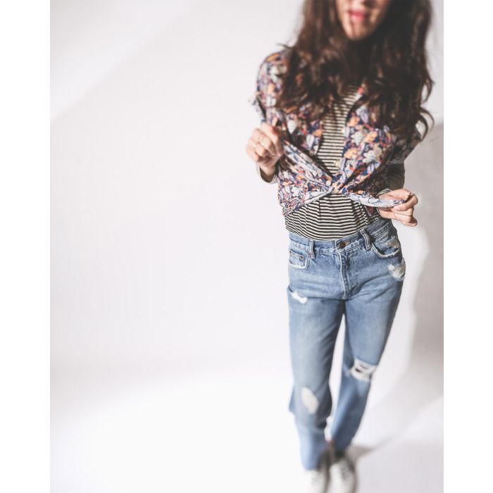 Anine Bing Jackie Jean In Vintage Wash  
