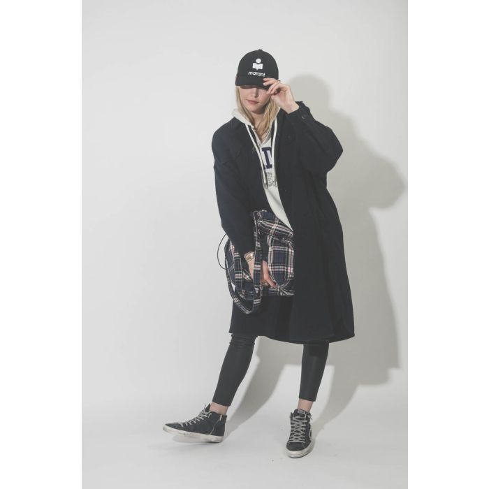 Manteau Fontia midnight Isabel Marant Etoile.