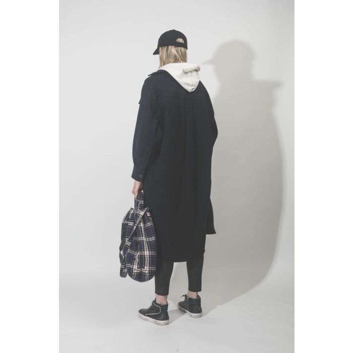 Manteau Fontia marine Isabel Marant Etoile. Dos. 
