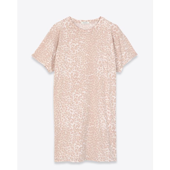 Robe tee-shirt blush léopard Ragdoll LA 