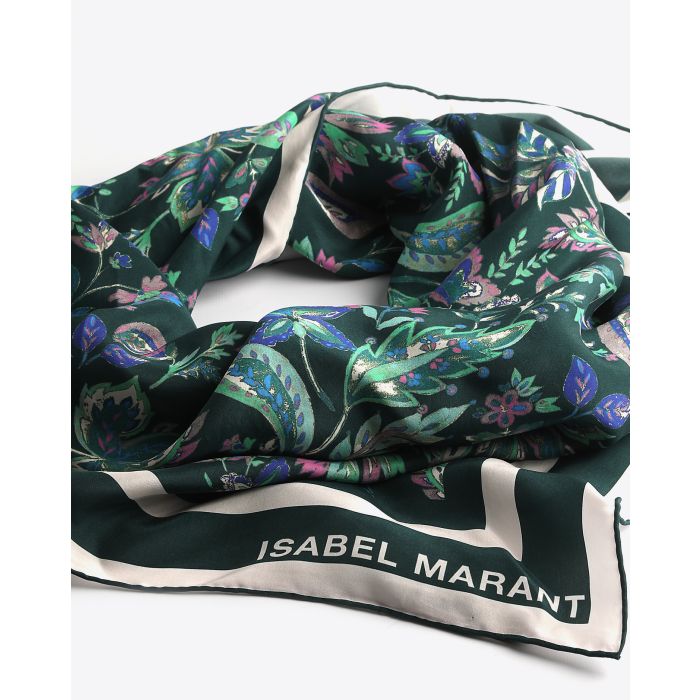 Isabel Marant Accessoires Foulard SCARFILI - Green  