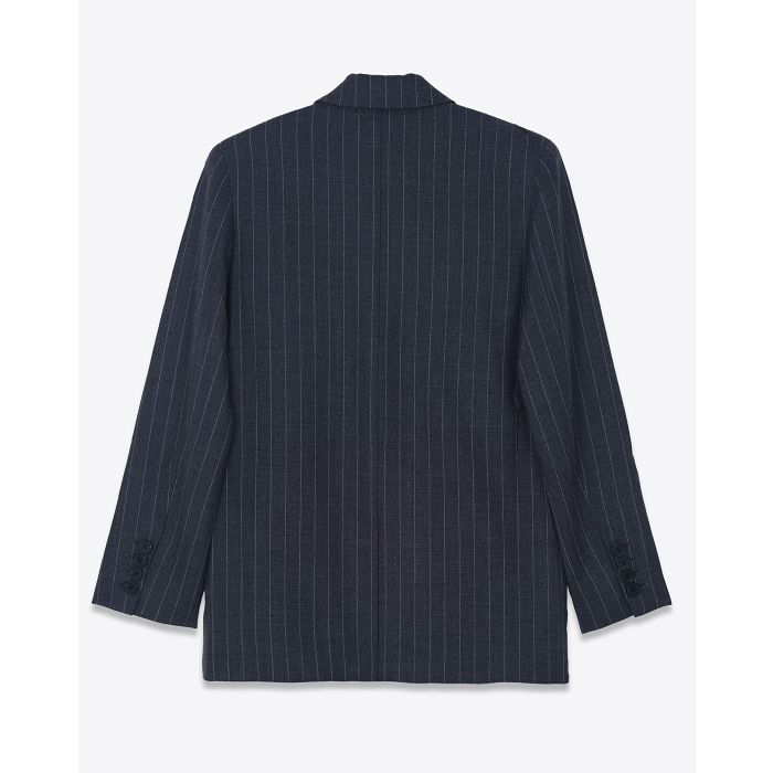 Anine Bing Blazer Kaia Gris à Rayures