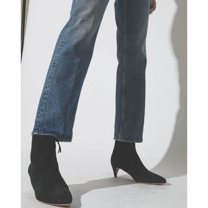 Isabel Marant Chaussures Boots Derst – Suede Faded Black  