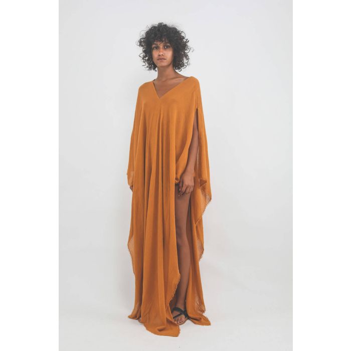 Caravana Poncho KOYOK - Burnt Orange  