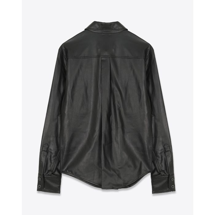 Chemise Noee Isabel Marant Étoile en sky noir. Vue de dos.