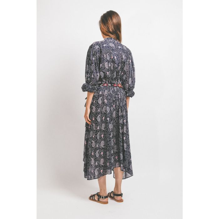 Claris Virot Banane Romeo - Python Suede - Noir  
