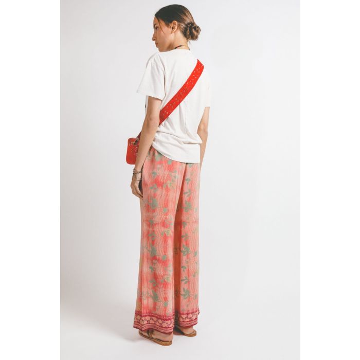 Claris Virot Lily Python Suede - Rouge  