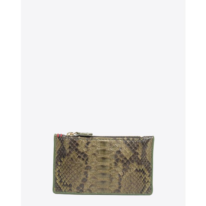 Claris Virot Porte Cartes Python Helena Kaki H20