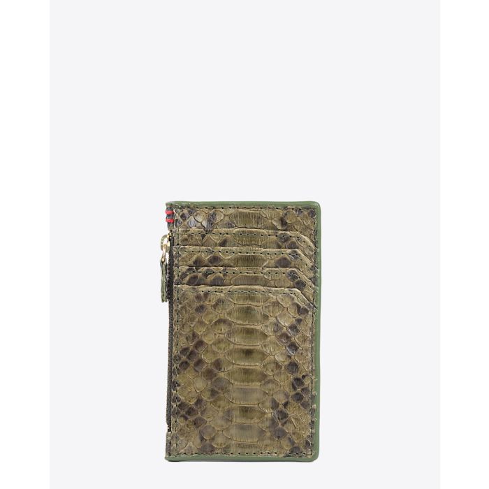 Claris Virot Porte Cartes Python Helena Kaki H20