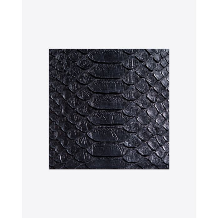 Cuir python noir Jérôme Dreyfuss. 