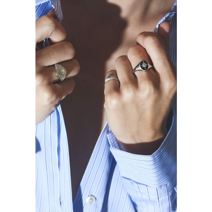 De Jaegher Bague Love song Argent & Diamants 