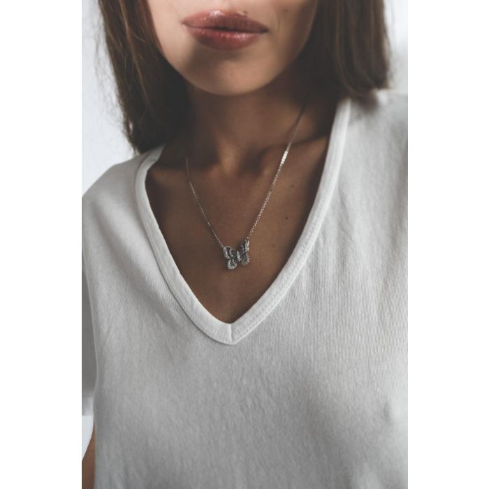De Jaegher Collier Beautiful life Argent & Diamants 