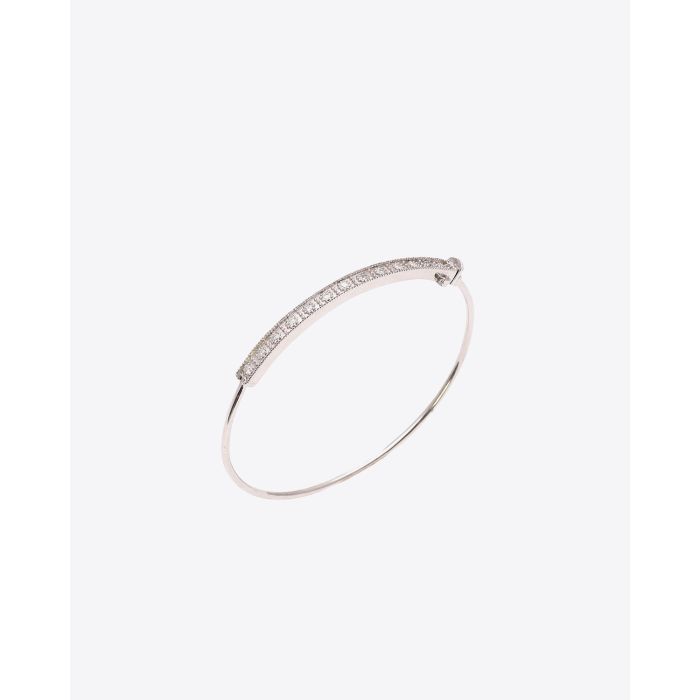 De Jaegher Jonc Happiness - Argent & Diamants blancs 