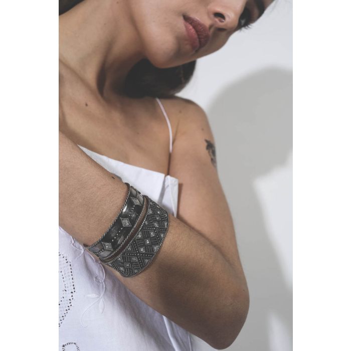 De Jaegher Jonc Seven – Argent et Diamants