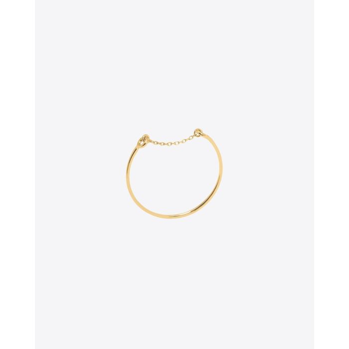 Feidt Bague Fil  Chaine Or Jaune 9k - Ne me quitte Pas  