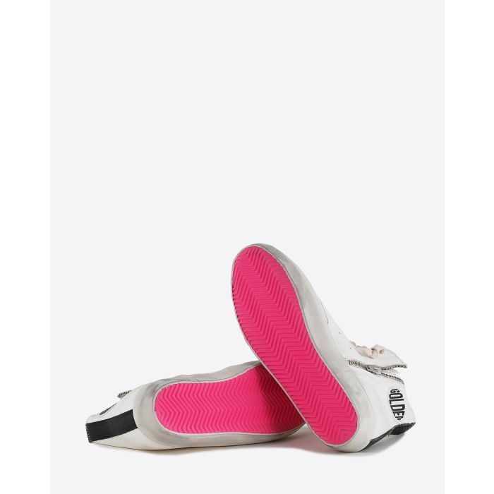 Golden Goose Femme Sneakers Francy Cream Fushia Black  