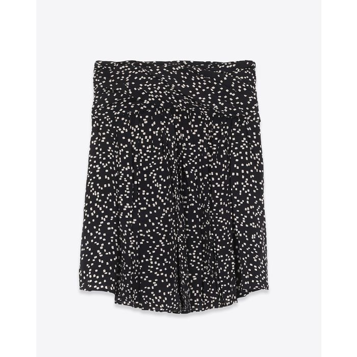 Jupe Calista Isabel Marant Etoile noire et écrue.

