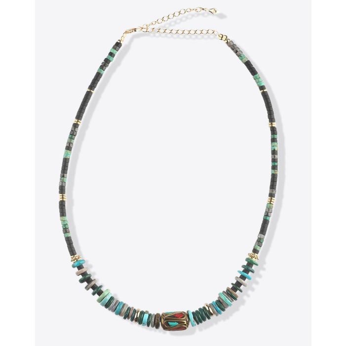 Gachon Pothier Collier Baroque - Turquoise  
