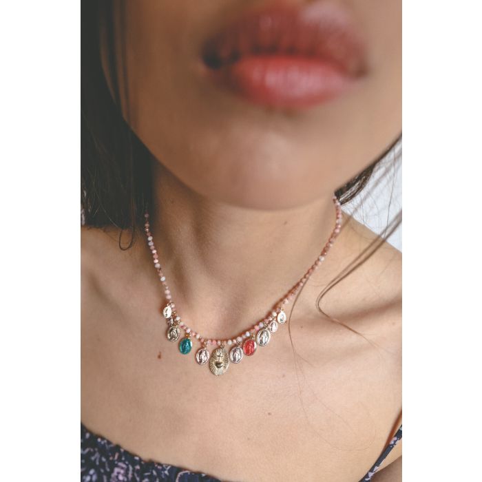 Collier Epure médaille Opale Gachon Pothier 