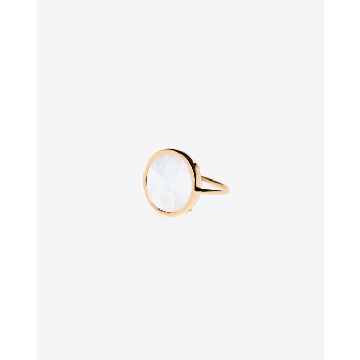 Ginette NY Disc Ring Mother of Pearl 